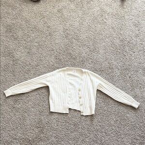 Wonder Nation Cream Button-Up Cardigan